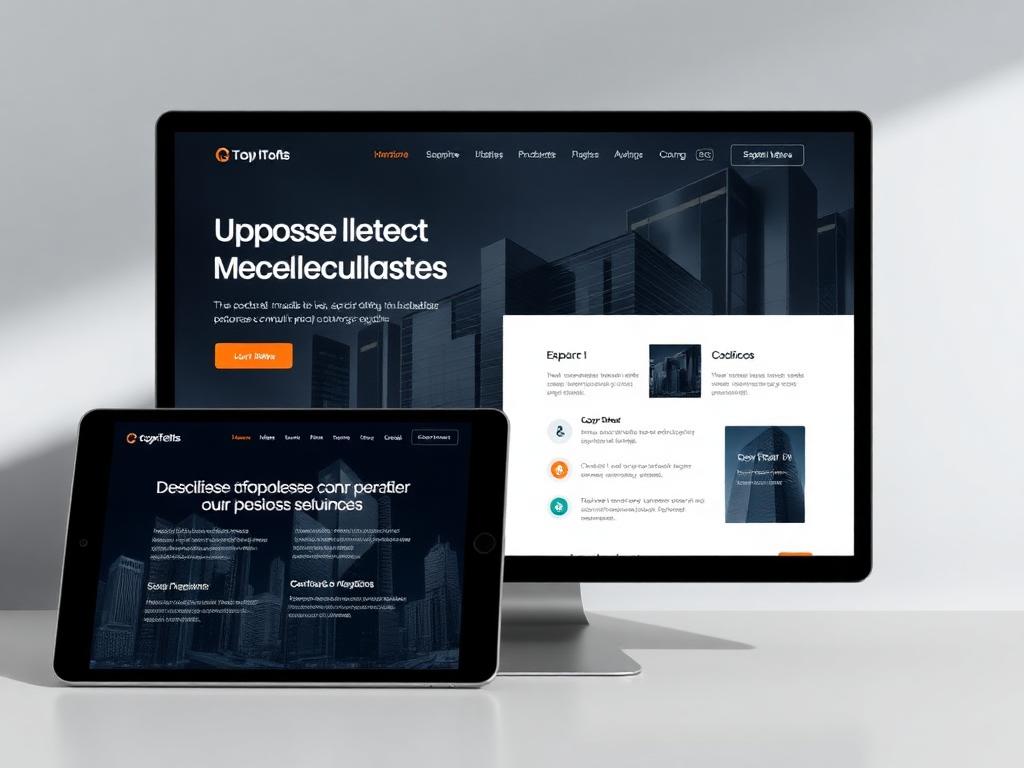 Corporate Tech Website